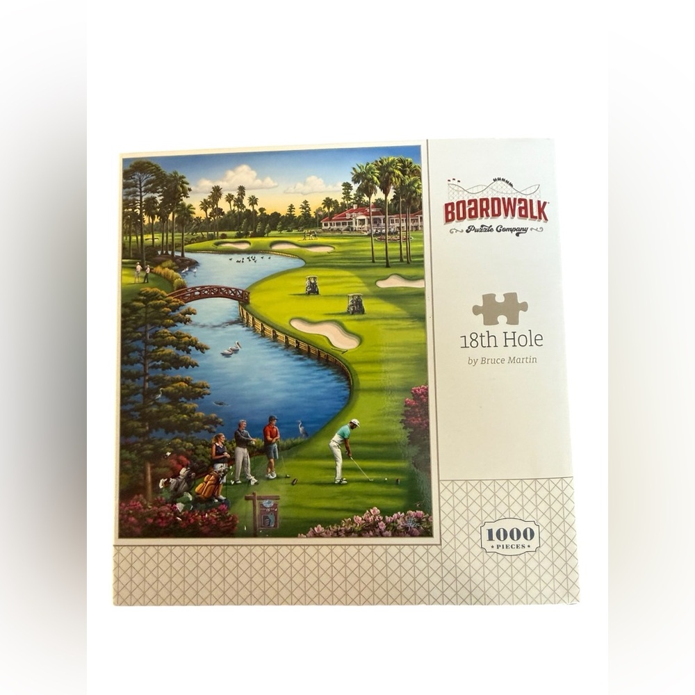 Boardwalk 18th Hole 1000 Piece Vivid Puzzle GOLFERS DREAM - 49x68 cm - NEW